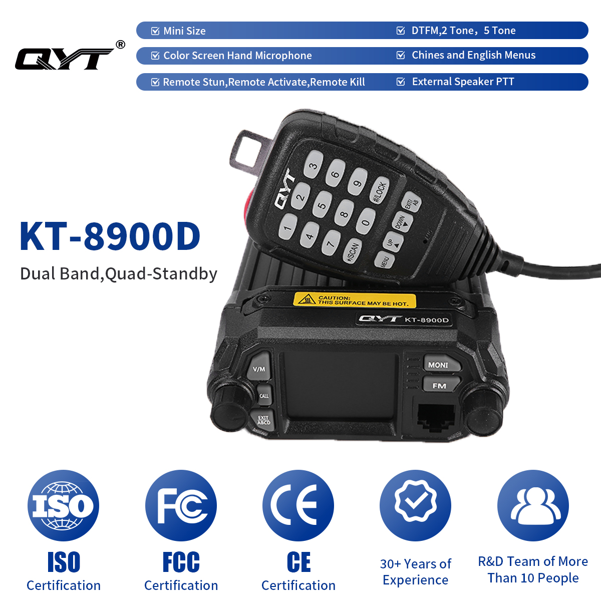 KT-8900D Walkie Talkie