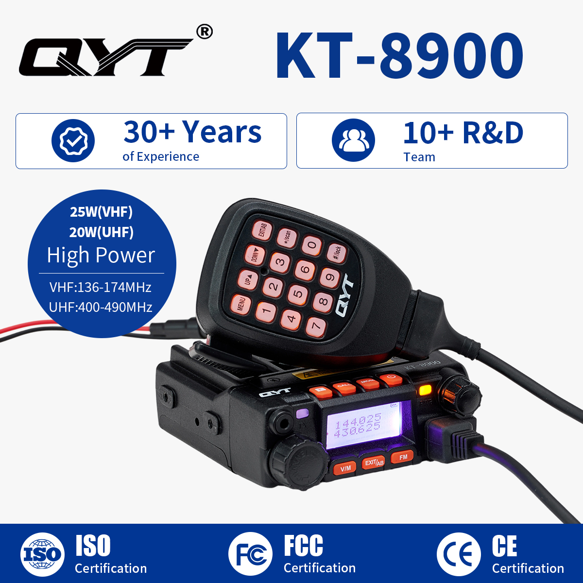 KT-8900 mobile radio