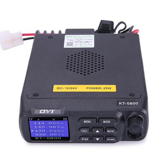 Qyt KT-5800 12 / 24В двухдиапазонный резервный приемопередатчик